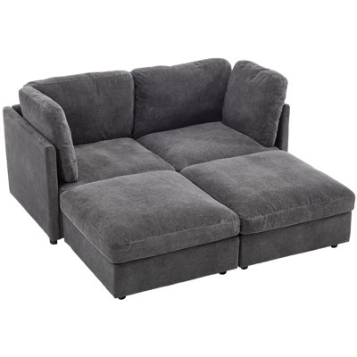 4 Piece Modular Sectional Sofa