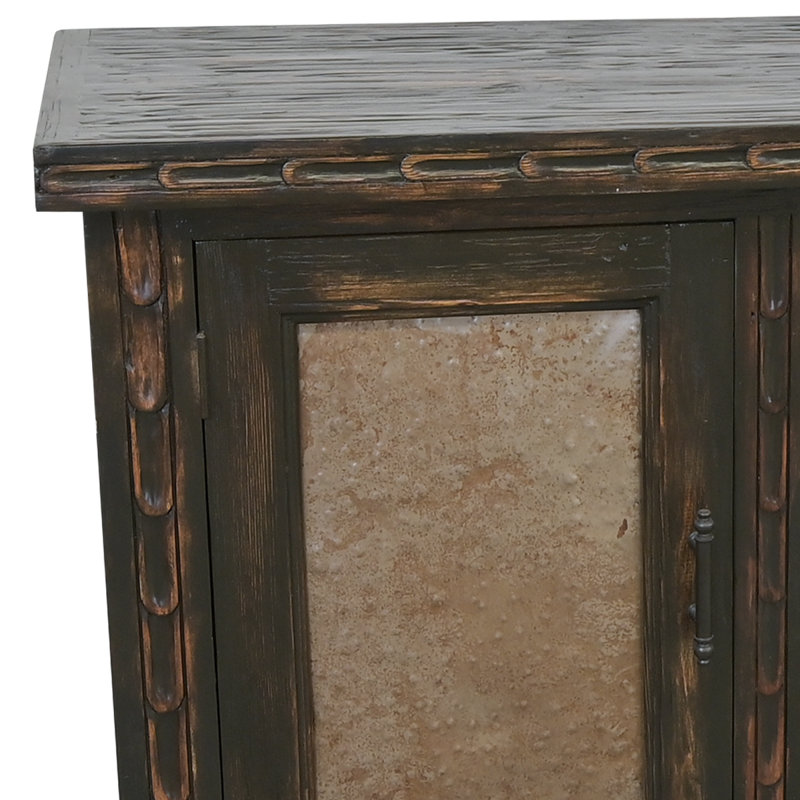 Console en bois massif 64 po Cimarron
