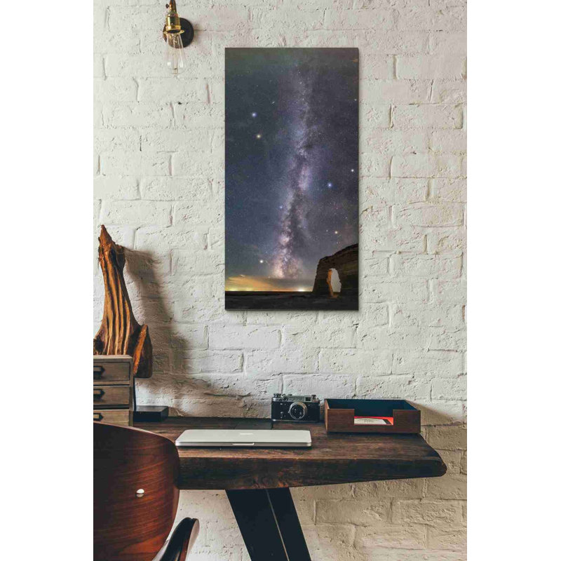«Milky Way Magic» par Darren White, art mural sur toile, H 24 po x l 12 po