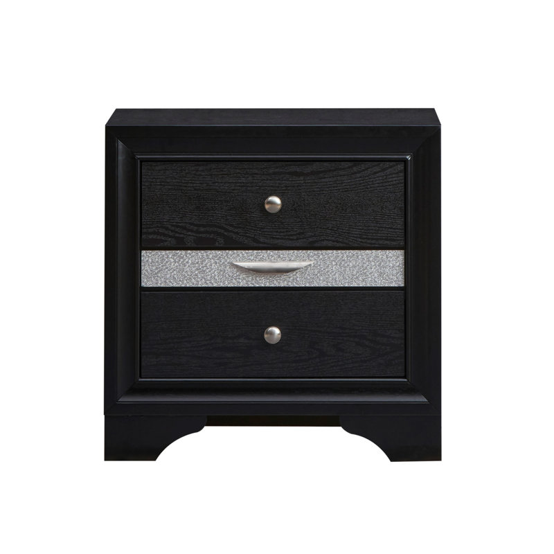 Madrid G02390-N Nightstand, Black