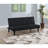 Boston Black Tufted Convertible Sofa Bed