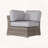Fully Assembled Outdoor Wicker Loveseat with Weather-Resistant Cushions