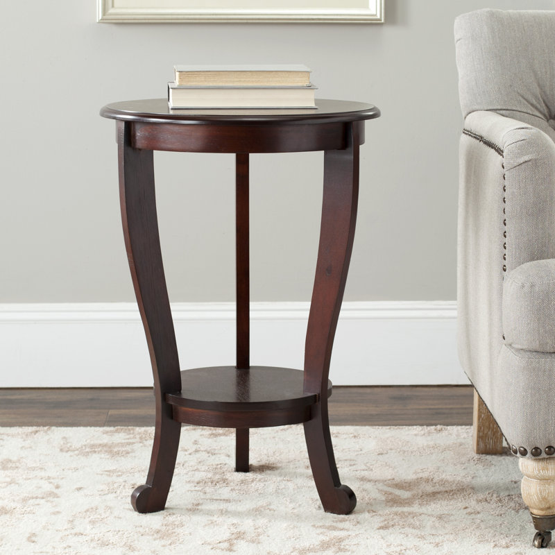 Tutuala End Table, Dark Cherry