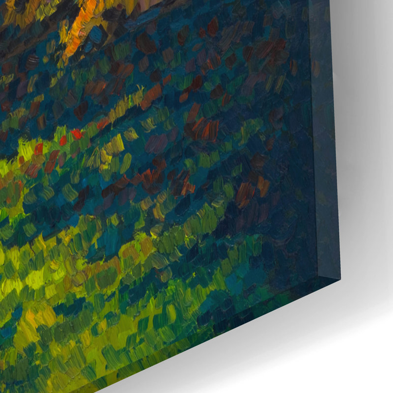 «Farewell autun» par Joe Reimer, art mural en verre acrylique, H 12 po x l 16 po x P 0,13 po