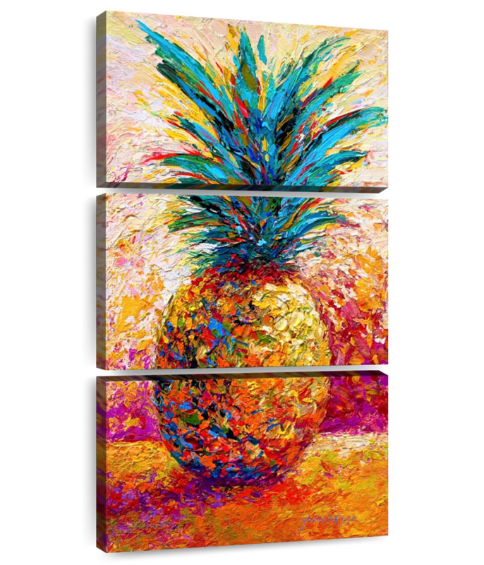 Pineapple Expression, 32" H x 15" W