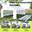 Quictent 5x10m (16x32ft) Party Tent Canopy, Heavy Duty Outdoor Event Shelter for Wedding, BBQ, Gathering with Storage Bags-122760404