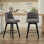 Ensemble de 2 tabourets de bar pivotants-125607705