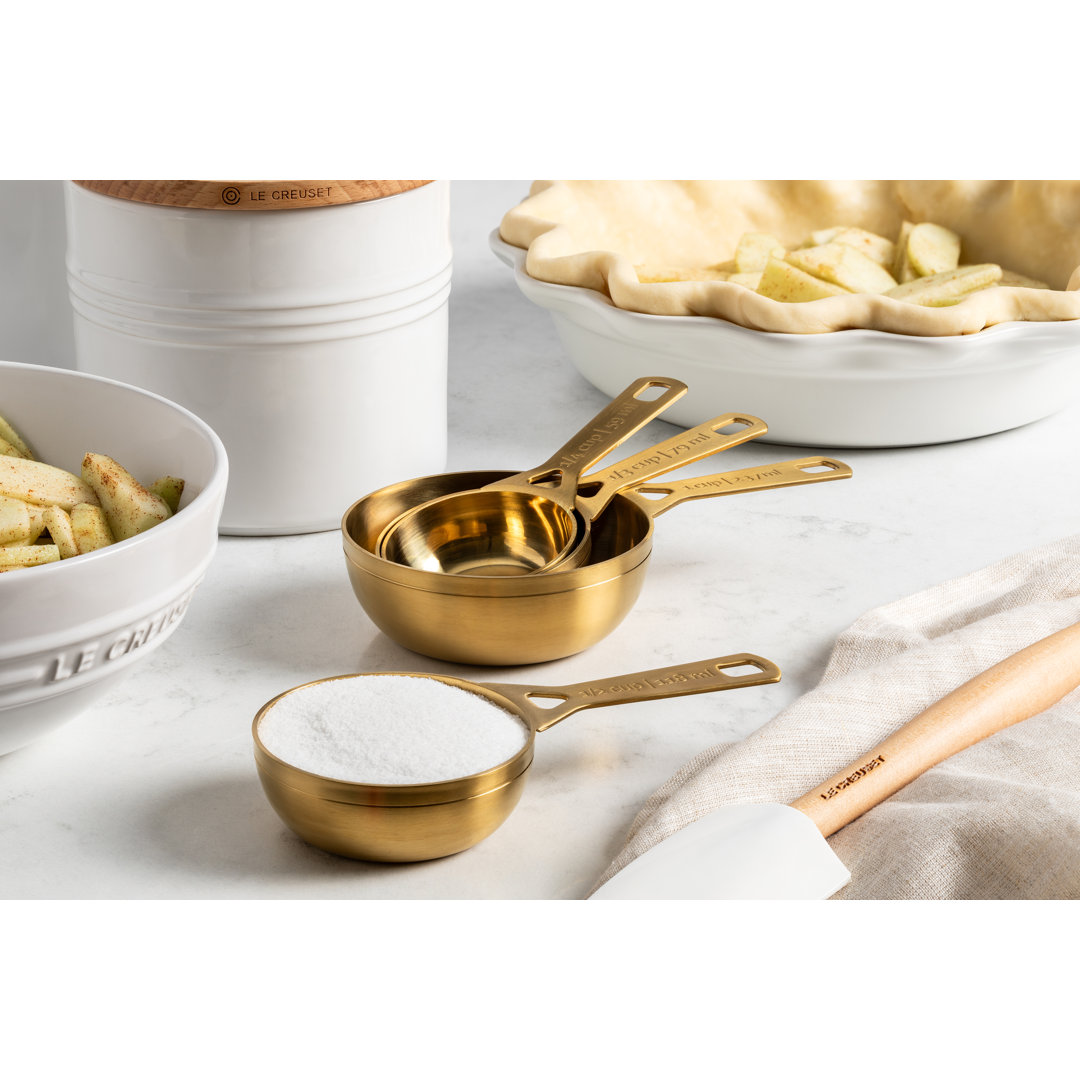 Gold Measuring Cups - Set of 4 Le Creuset