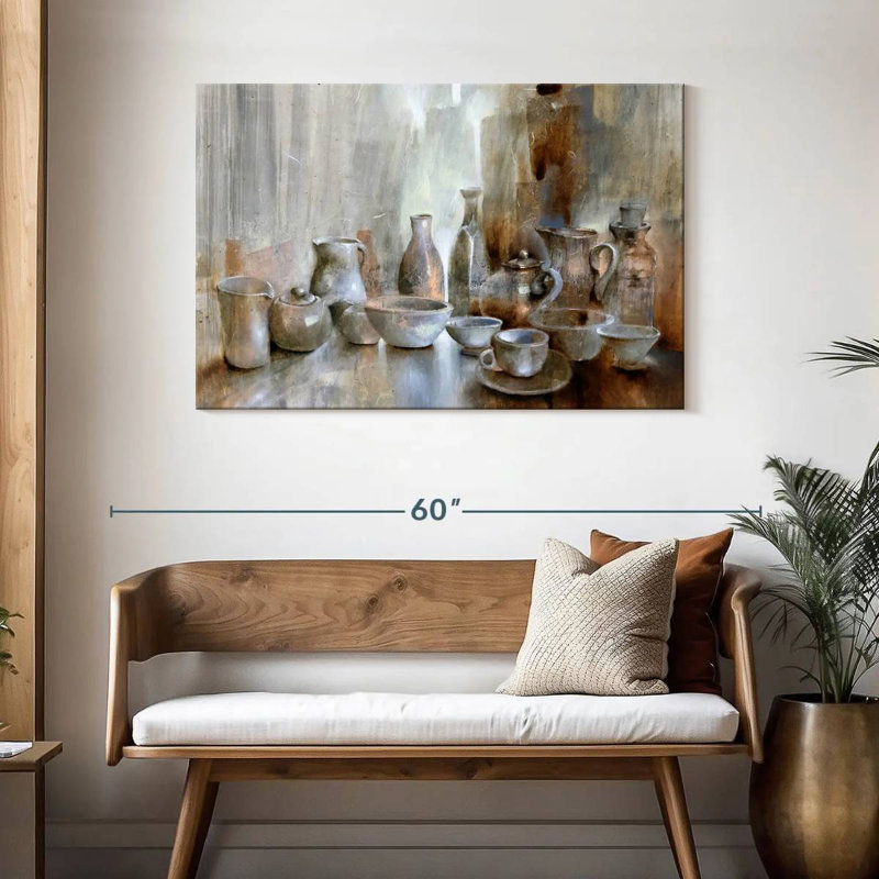 Senne Still Life Coffee Time, 30" H x 45" W