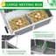 Grand poulailler en bois 95 "avec roulettes-554028255