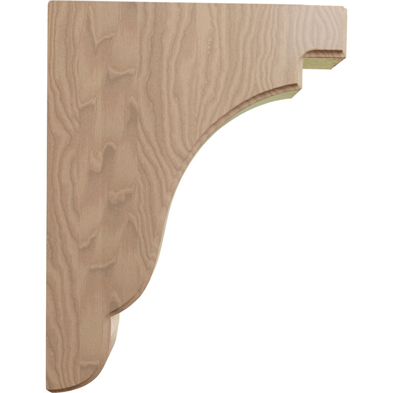 Support Bedford, Acajou, 1,75 po X P 7,25 po X P 9,5 po H