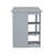 Counter Height Dining Table Set with 3-Tier Storage Shelves-1746294258-1746294259-1746294260