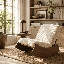 Fauteuil de jeu surdimensionné avec coussin moelleux pour la chambre à coucher et le salon-201657970