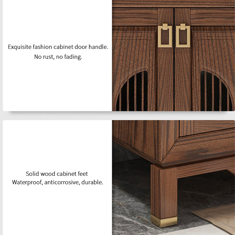 Chinese high-end retro bathroom cabinet, 70.8" W