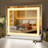 Prestano Rectangle LED Metal Mirror