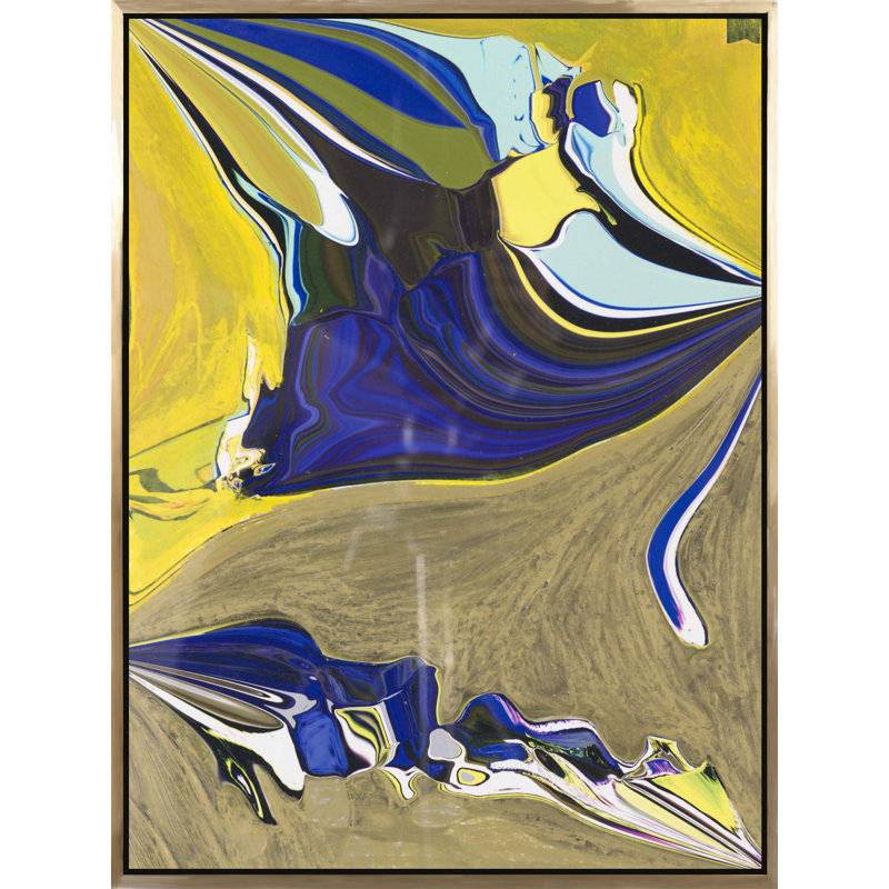 Plomb plomb - peinture sur toile à cadre flottant