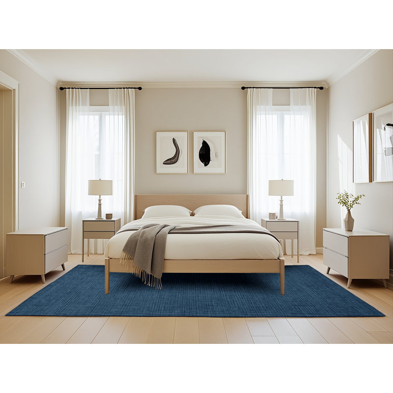 Machine Washable Solid Gray Area Rug, Rectangle de 5 pi x 8 pi