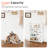 Carved 4 Tier Narrow Shoe Rack, White Composite Board Entryway Shoe Storage Organizer