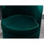 Siège pivotant - Revêtement en velours, style moderne, fauteuil confortable, construction