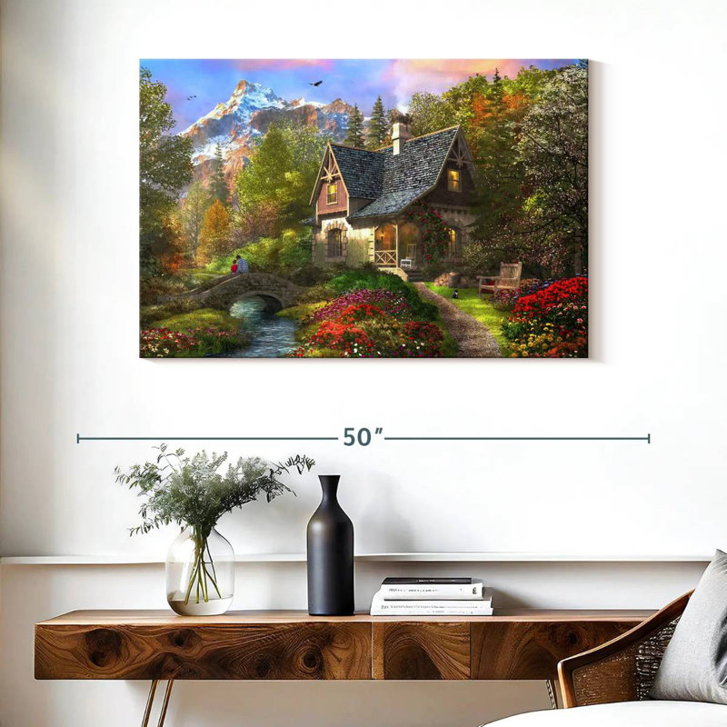 Lilie The Log Home, 26" H x 39" W