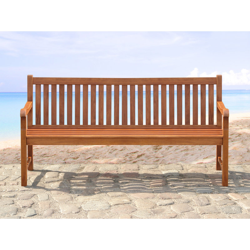 Solid Wood Acacia Outdoor Bench