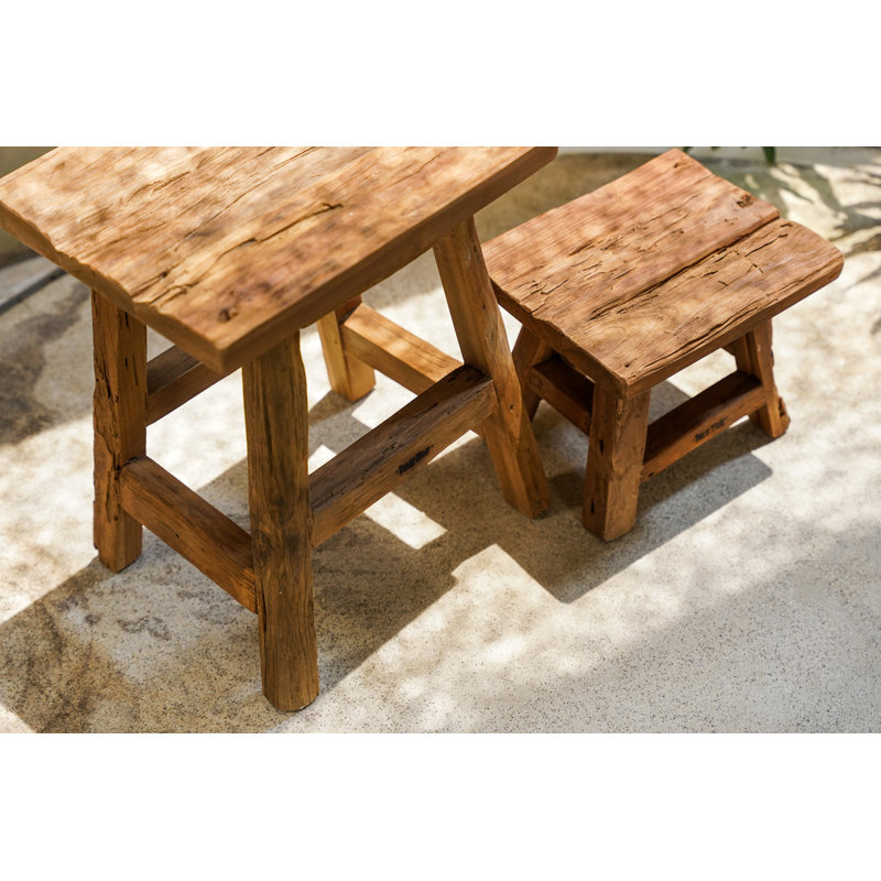 Nanci Solid Wood Accent Stool