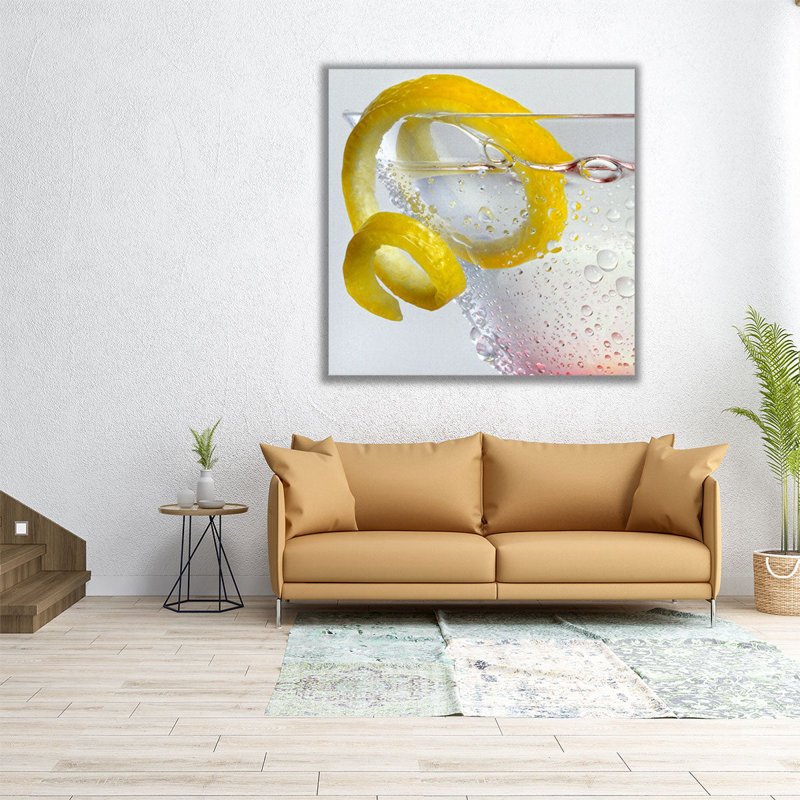 «Lemon Twist», reproduction d'art sur toile, H 30 po x l 30 po