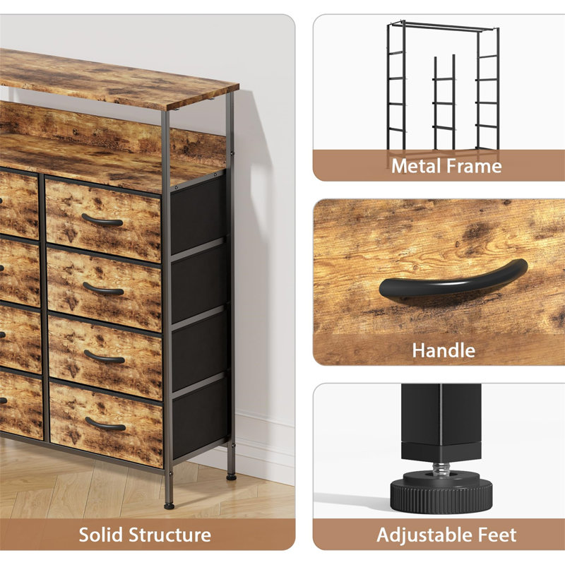 Alyus 8 Drawer Storage Drawer
