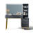 48" Vanity Desk With Hd Lighted Mirror & Glass Top-1406158455