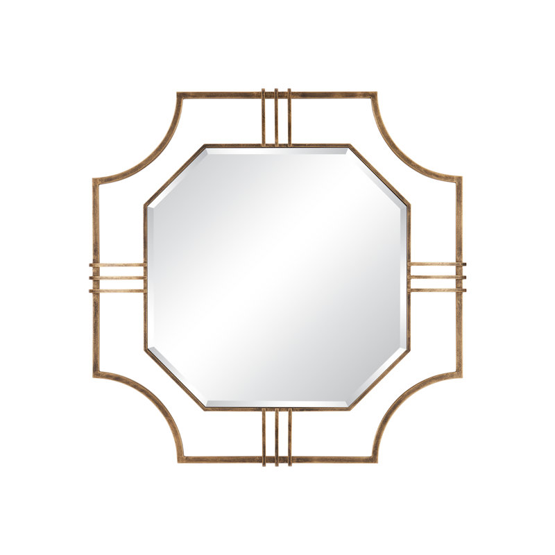 Iron Framed Wall Mirror