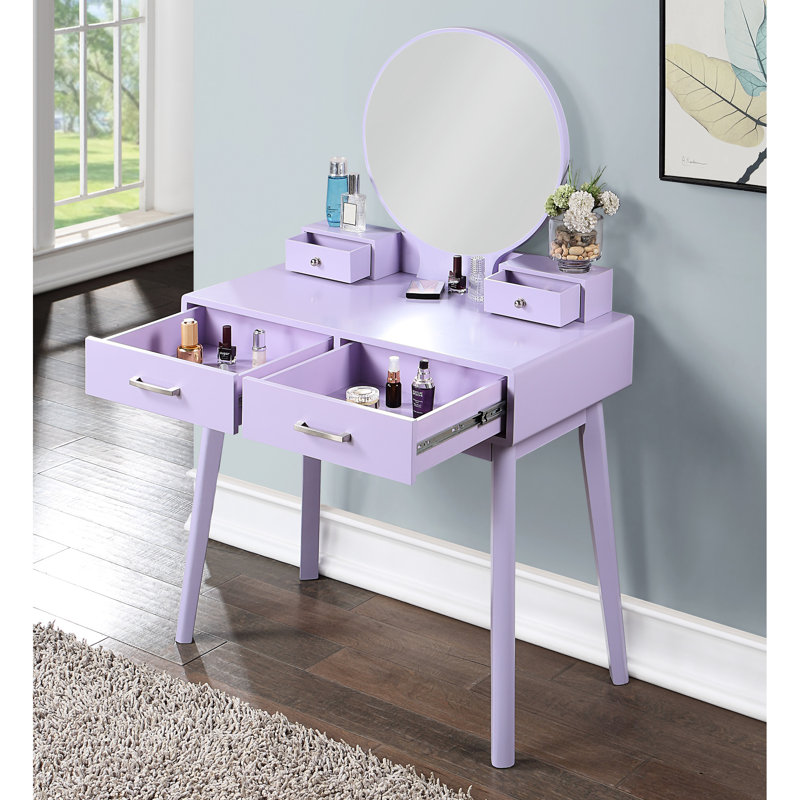 Meuble-lavabo et tabouret Modern Modern, Mauve