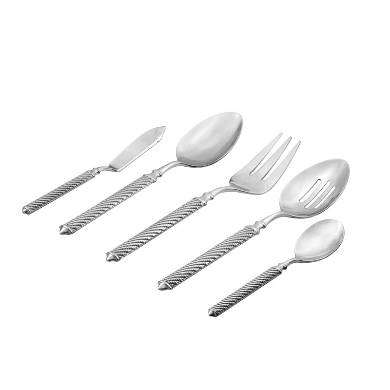 Torsade 18/10 Stainless Steel 45 Piece Set, Service For 8 With Hostess Set