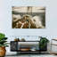 Yacht at Sea, reproduction sur toile-945642834
