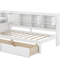 Lit de jour simple avec rangement 3 armoires et 2 tiroirs-1593151082