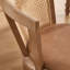 Chaise rustique avec dossier en osier et siège large pour salle à manger et salon-185040143-185040244