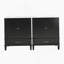 Ensemble de meuble-lavabo 60 po avec lavabo double 60 po, 2 armoires avec porte, 2 tiroirs, noir-1342237678