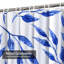 Rideau de douche aquarelle bleu à 12 crochets-127297101