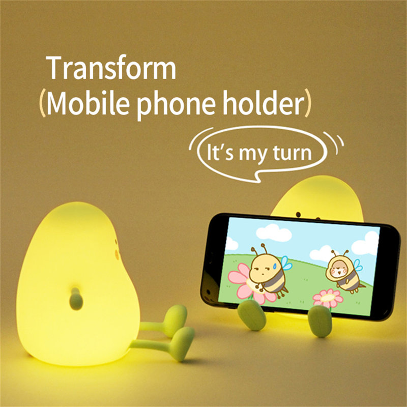 Mango Silicone Night Light With Dimmable Brightness
