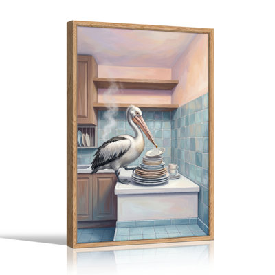 Ensemble de 1 toile murale Pelican Kitchen