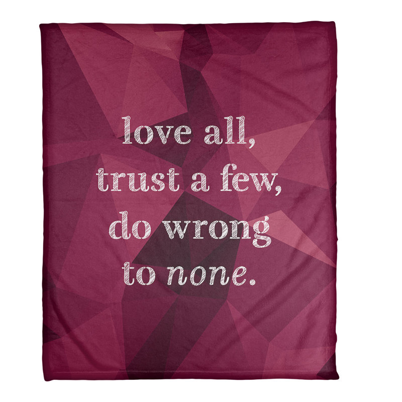 Sewn Throw Blanket, 50" W x 60" L, Light, Mgenta