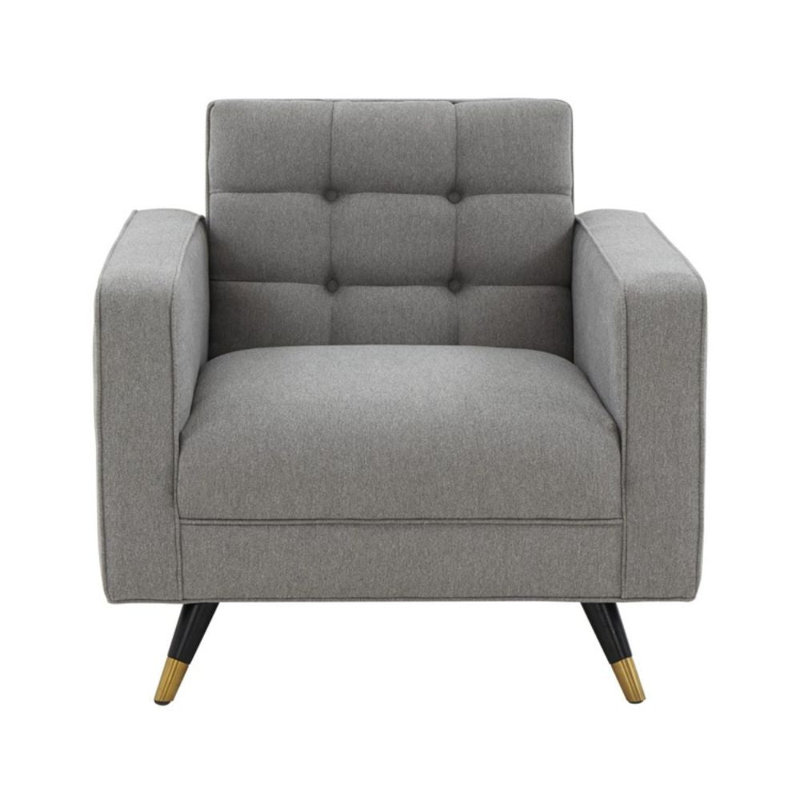 Chaise d'appoint capitonnée 33,1 po de largeur