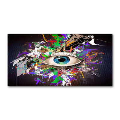 Abstract Eye - Wrapped Canvas Print