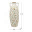 Vase en céramique 5,9X5,9X15,6 "avec motifs floraux multicolores-896186325-896186326