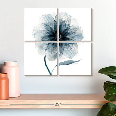Harnek Floral Indigo Bloom III