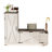 52"farmhouse Shoe Cabinet L-shaped Shoe Bench-650253133