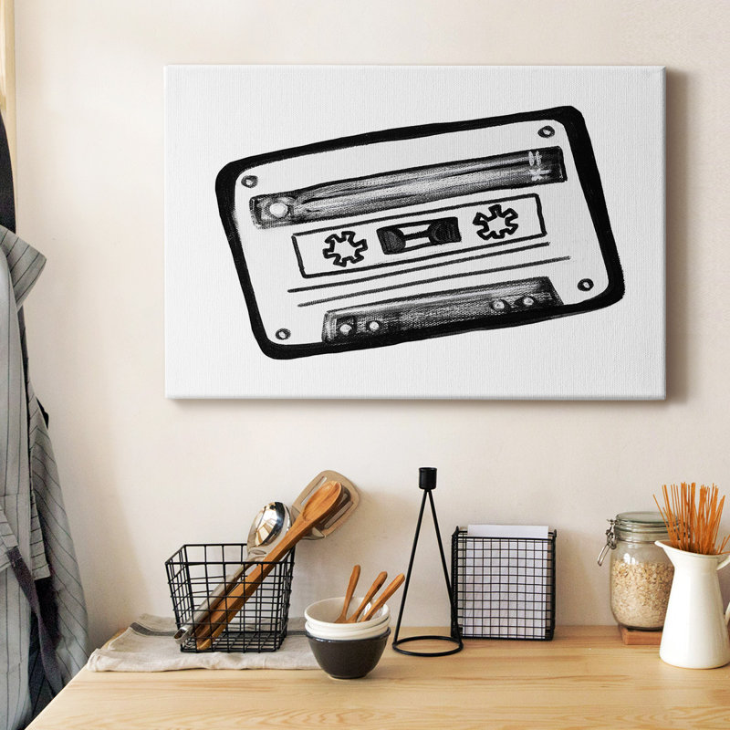 Cassette esquisse de qualité supérieure sur toile tendue - prête à être accrochée, H 12 po x l 18 po