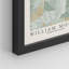 "Classic William Morris Abstracy", motif botanique floral encadré sur papier, impression de 4 pièces-97770768-97770769