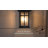 2-pack Motion Sensor Seeded Glass Outdoor Wall Lantern