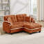 Causeuse en forme de L Cloud, 4 coussins, repose-pieds mobile capitonné, conception ergonomique, canapé-lit facile à assembler pour le salon, le bureau-1771403475