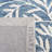 Aliss Floral Handmade Tufted Area Rug in Blue/Ivory-715527461